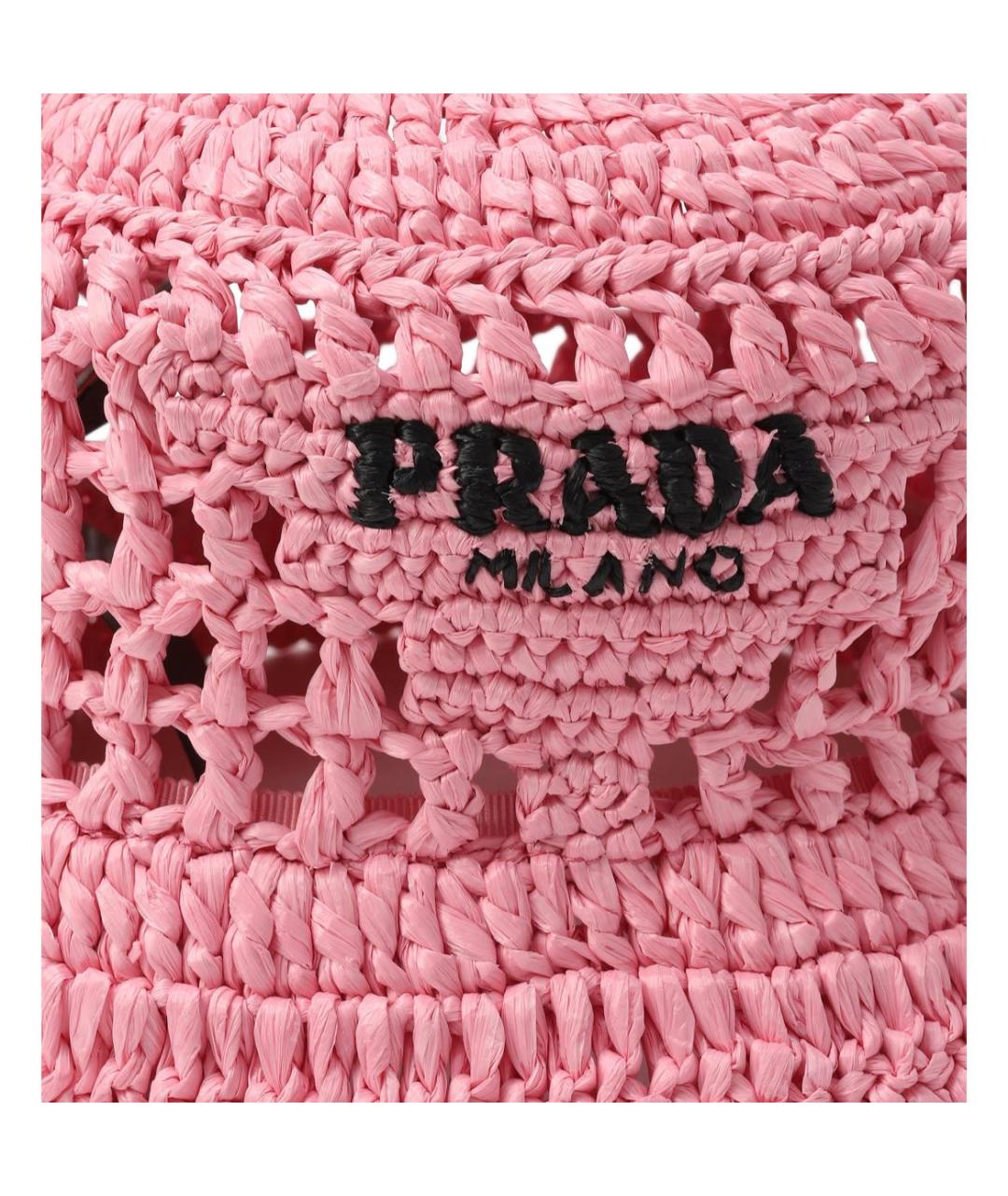 PRADA Розовая кашемировая панама, фото 3