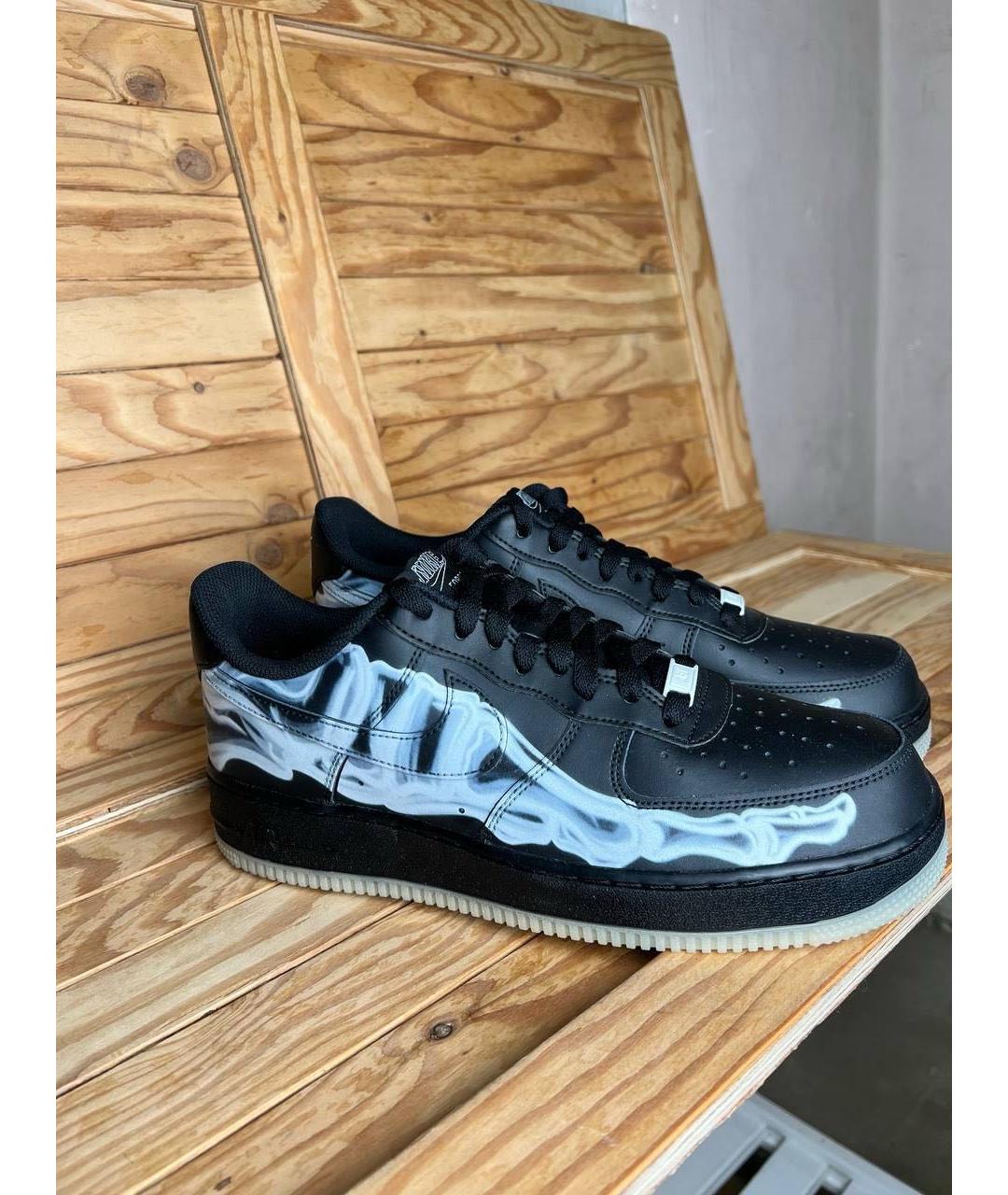 NIKE Черные низкие кроссовки / кеды, фото 3