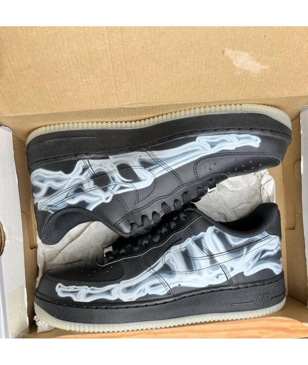 NIKE Черные низкие кроссовки / кеды, фото 7