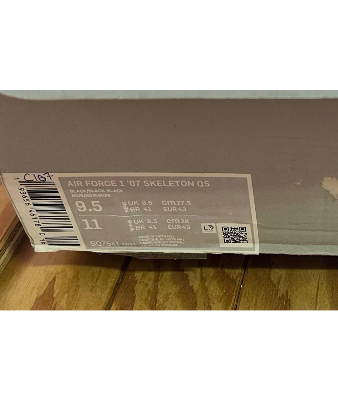 NIKE Черные низкие кроссовки / кеды, фото 8