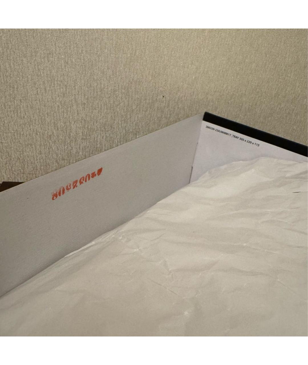 JORDAN Черные кожаные кроссовки, фото 8