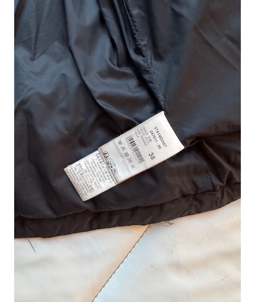 MSGM Черная полиэстеровая куртка, фото 5