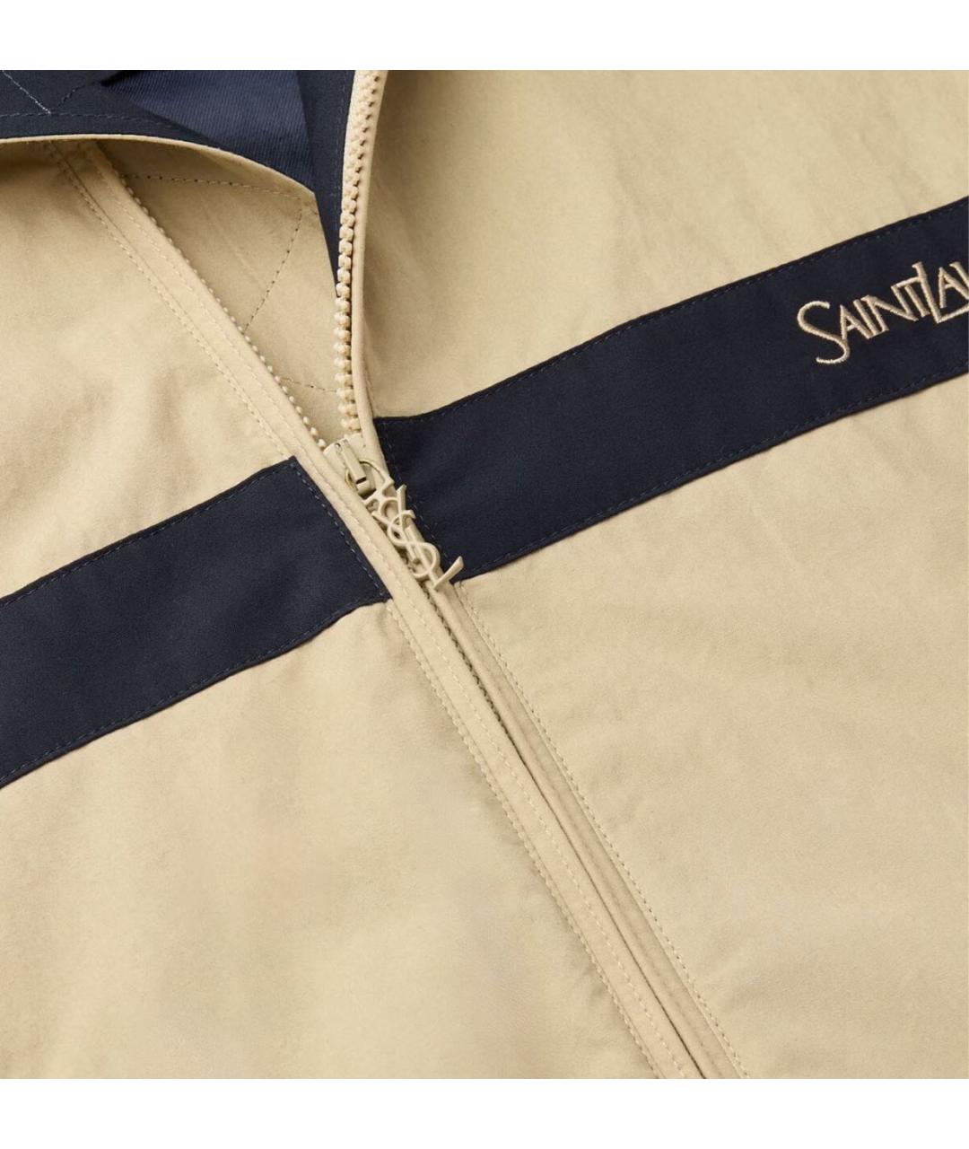 SAINT LAURENT Бежевая куртка, фото 2