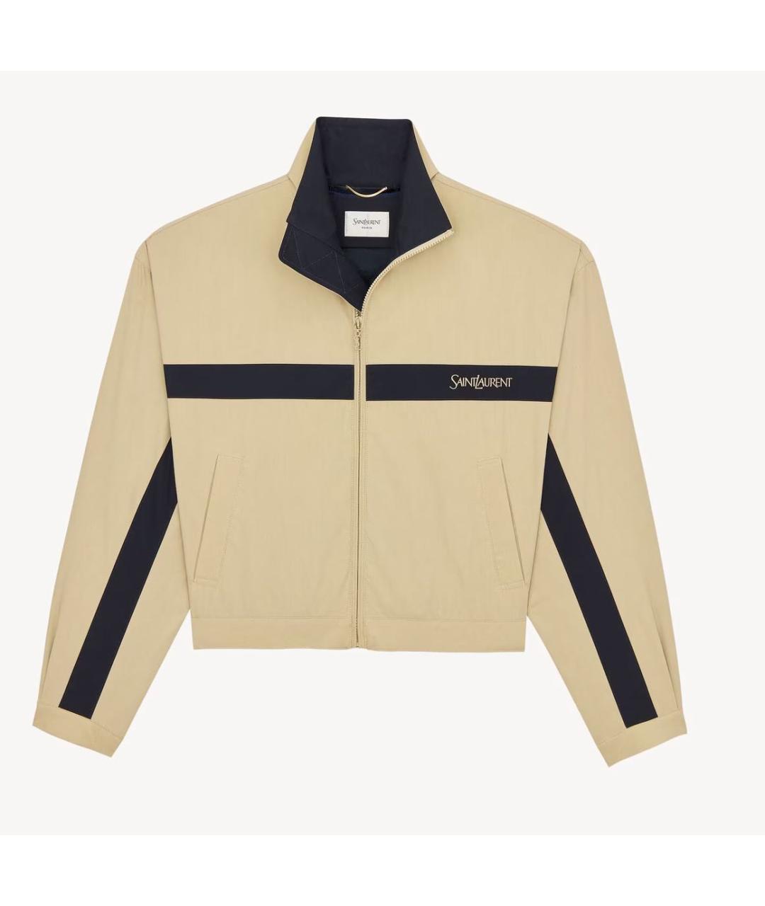 SAINT LAURENT Бежевая куртка, фото 3