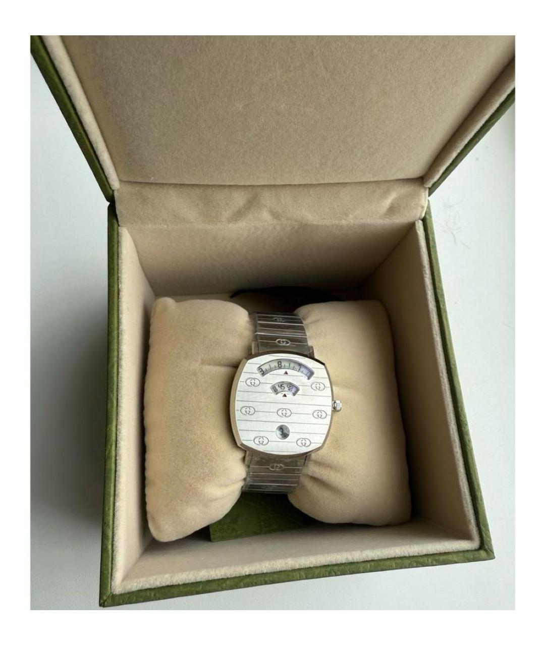 GUCCI Серебряные часы, фото 4