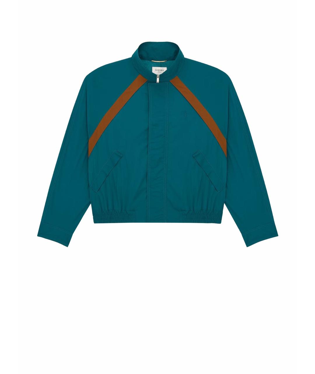 SAINT LAURENT Синяя куртка, фото 1