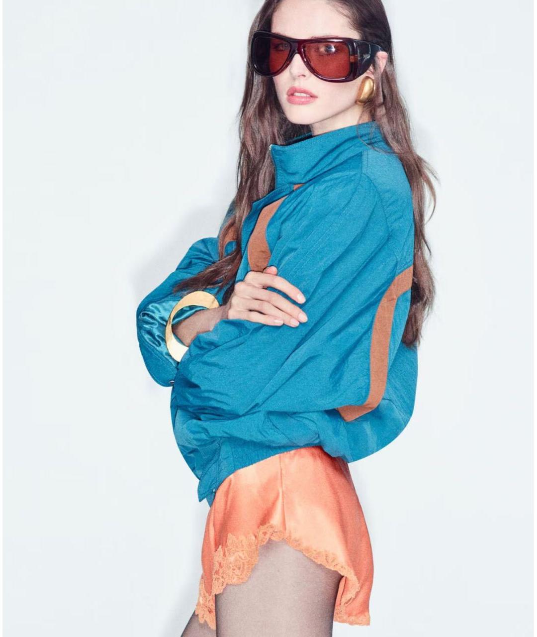 SAINT LAURENT Синяя куртка, фото 2