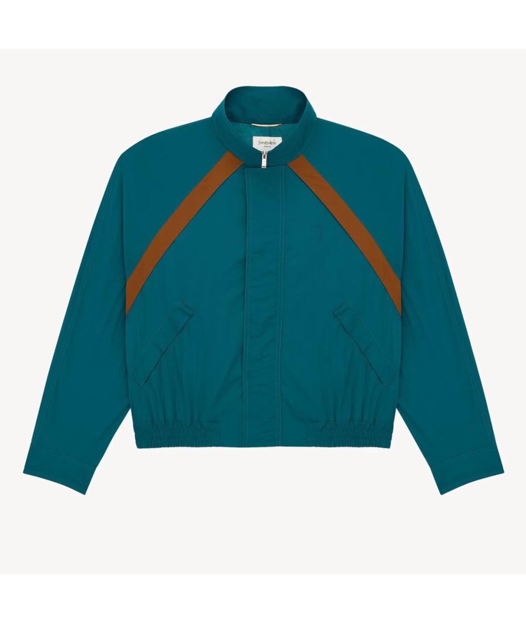 SAINT LAURENT Синяя куртка, фото 4