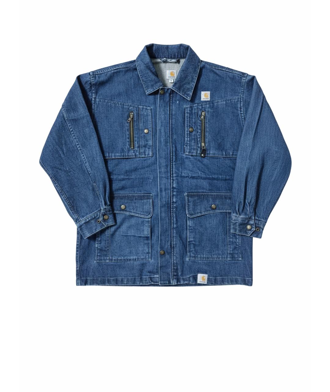 CARHARTT Темно-синяя деним куртка, фото 1