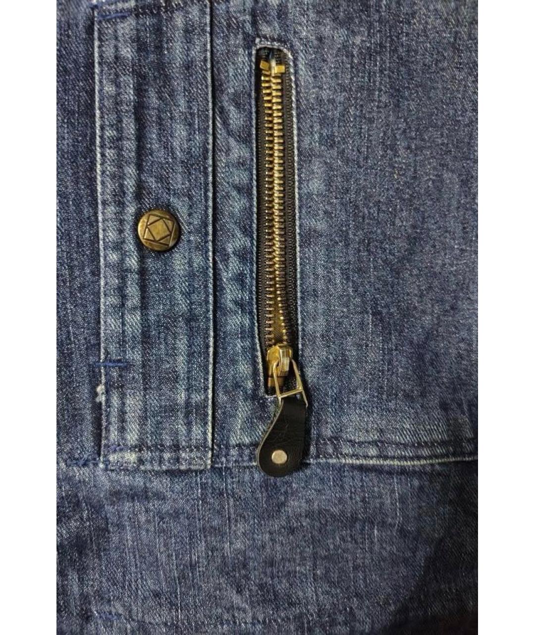 CARHARTT Темно-синяя деним куртка, фото 4