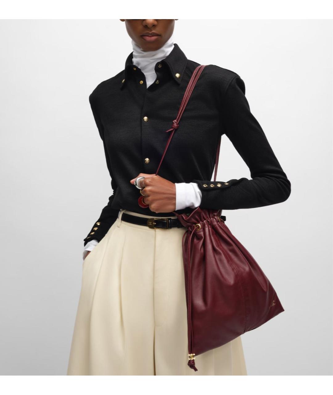 CELINE Кожаная сумка через плечо, фото 2