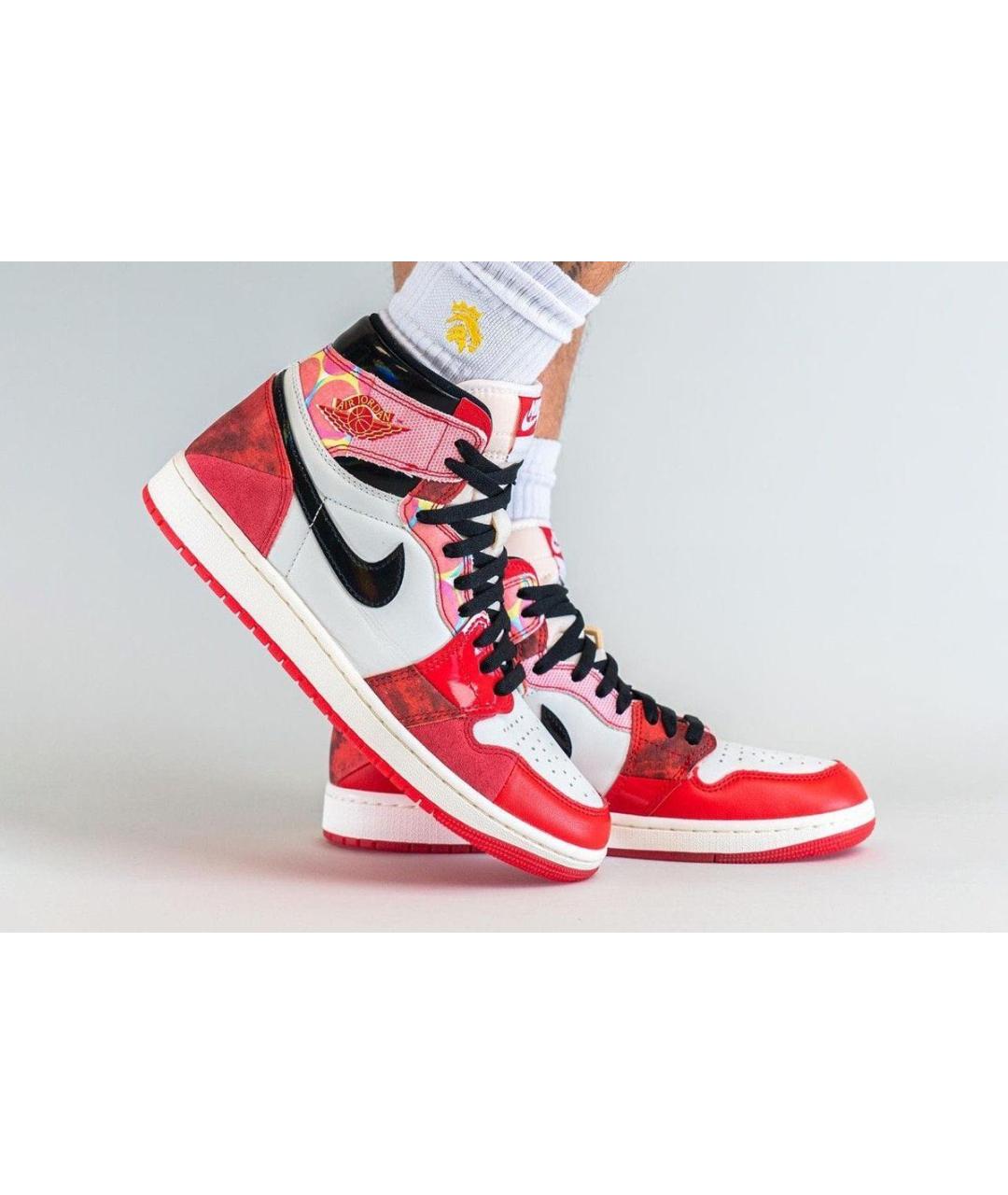 JORDAN Розовые высокие кроссовки / кеды, фото 4