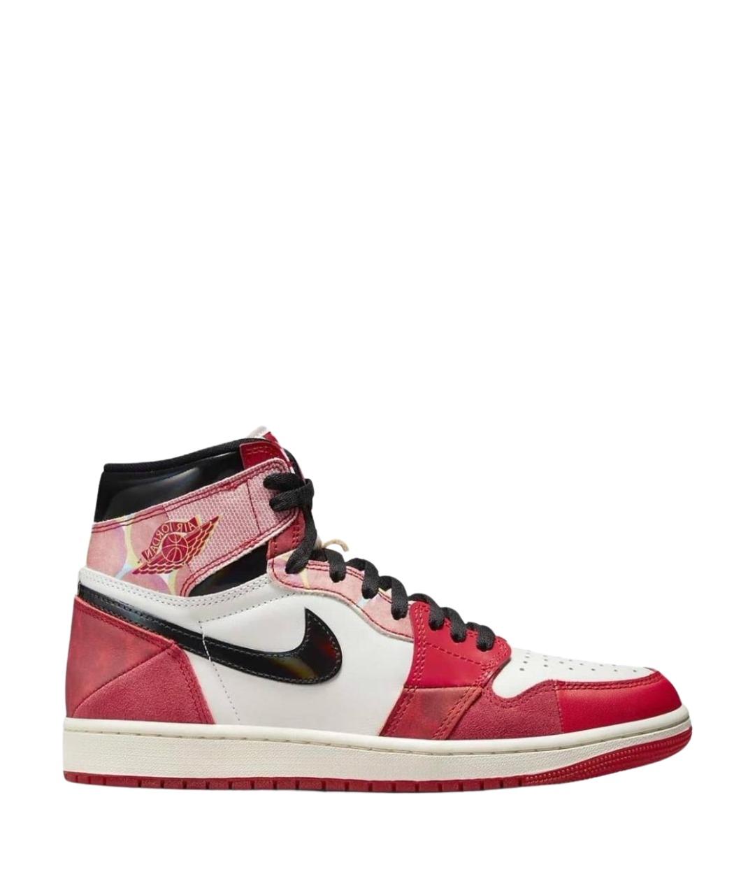 NIKE Розовые высокие кроссовки / кеды, фото 1