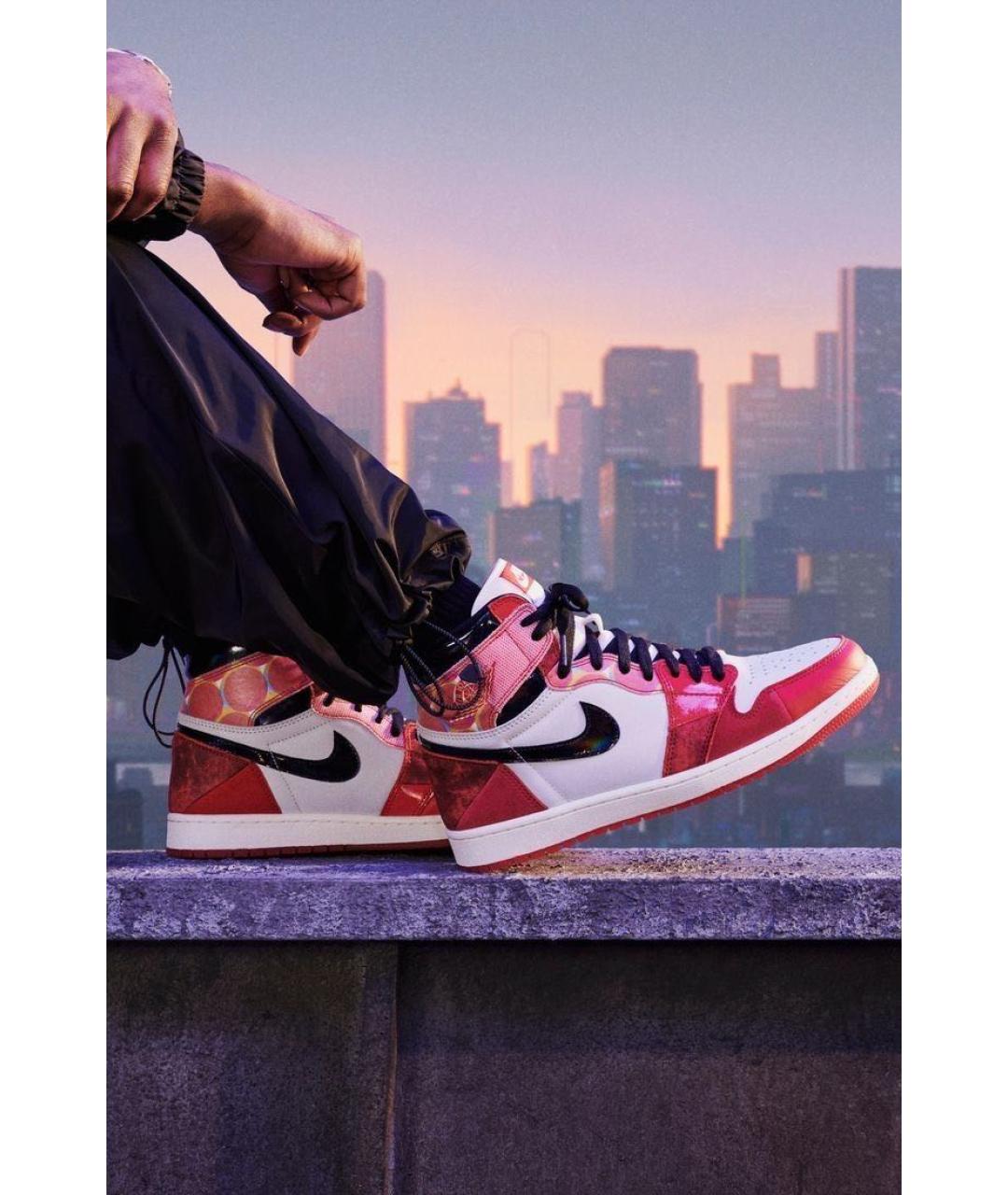 NIKE Розовые высокие кроссовки / кеды, фото 3