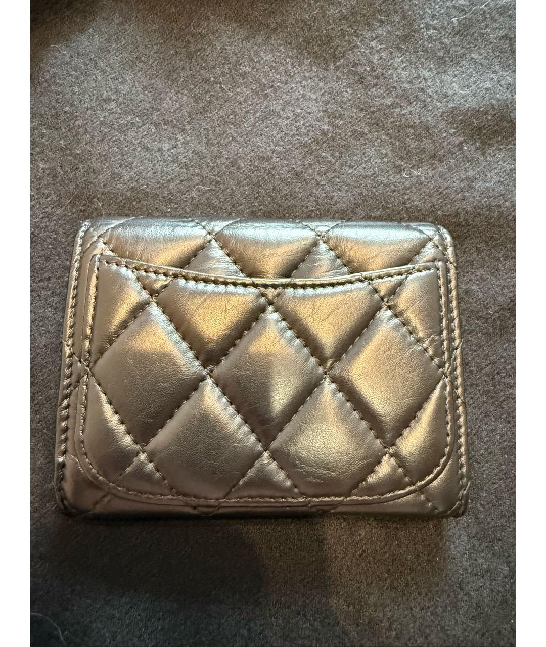 CHANEL Черный кожаный кошелек, фото 2