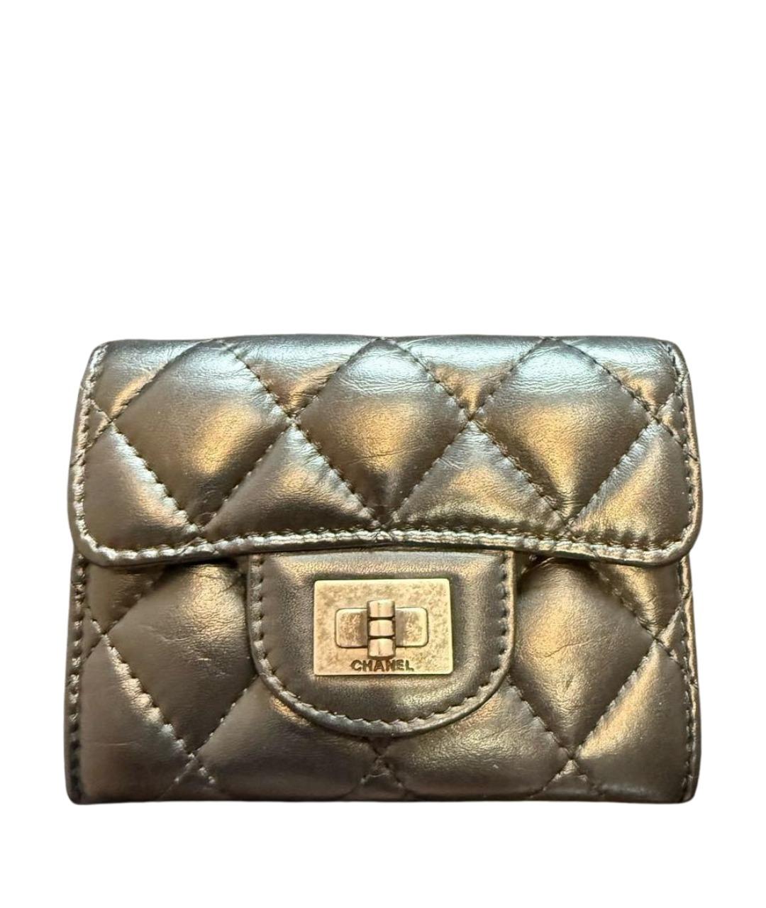 CHANEL Черный кожаный кошелек, фото 1