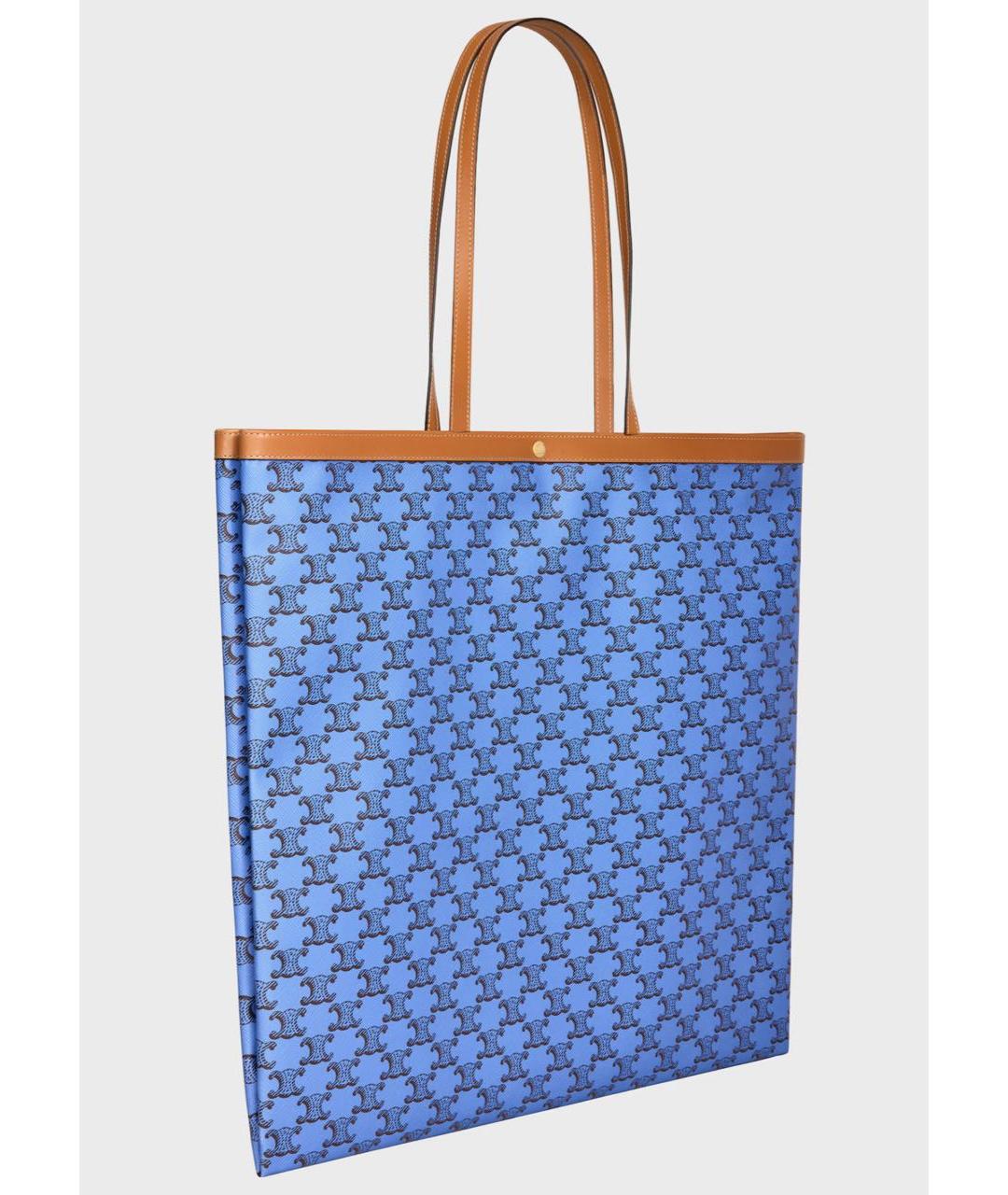 CELINE Синяя сумка тоут, фото 2