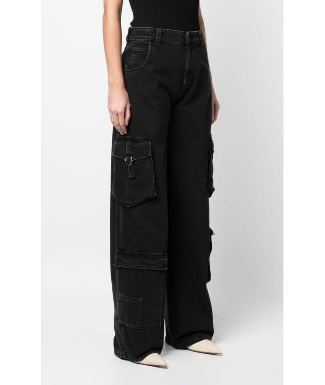 3X1 Черные хлопковые прямые джинсы, фото 3