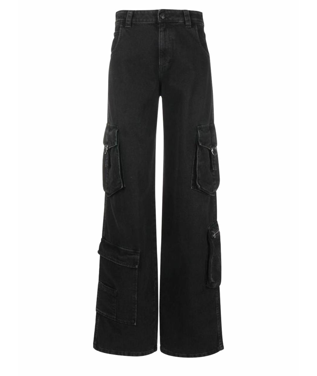 3X1 Черные хлопковые прямые джинсы, фото 1