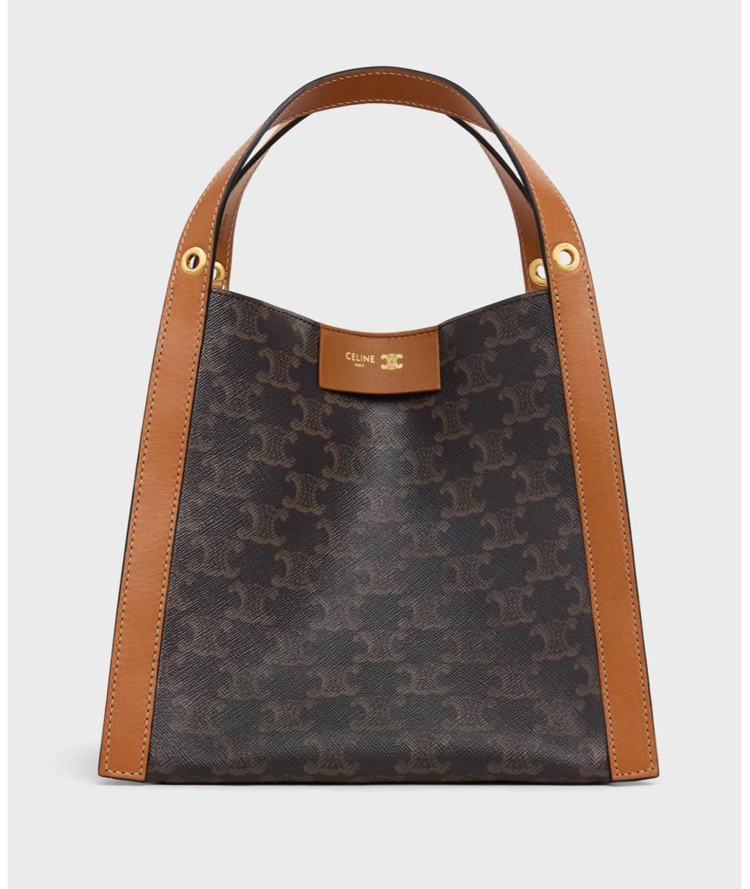 CELINE Коричневая сумка тоут, фото 4