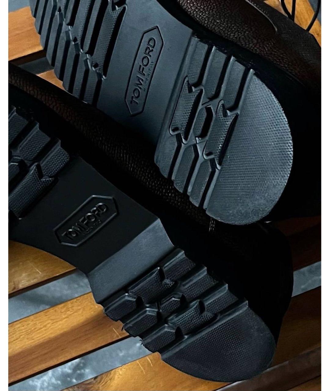 TOM FORD Коричневые кожаные туфли, фото 4