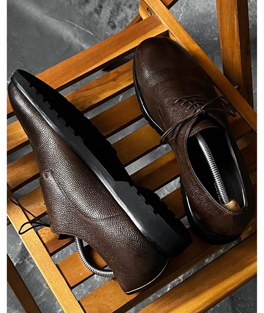 TOM FORD Коричневые кожаные туфли, фото 5