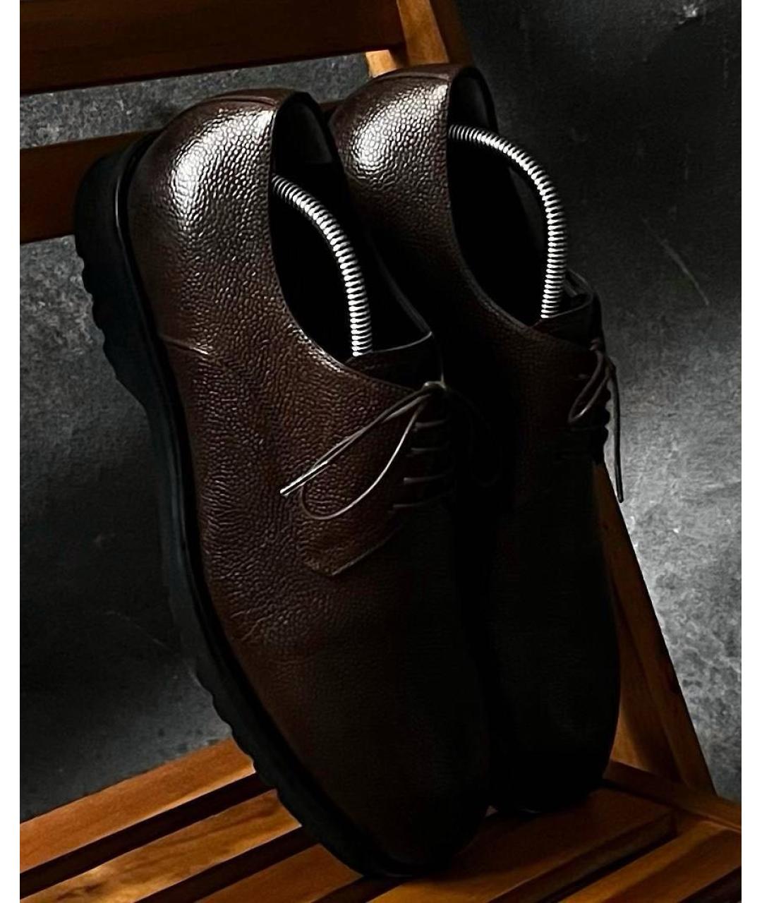 TOM FORD Коричневые кожаные туфли, фото 2