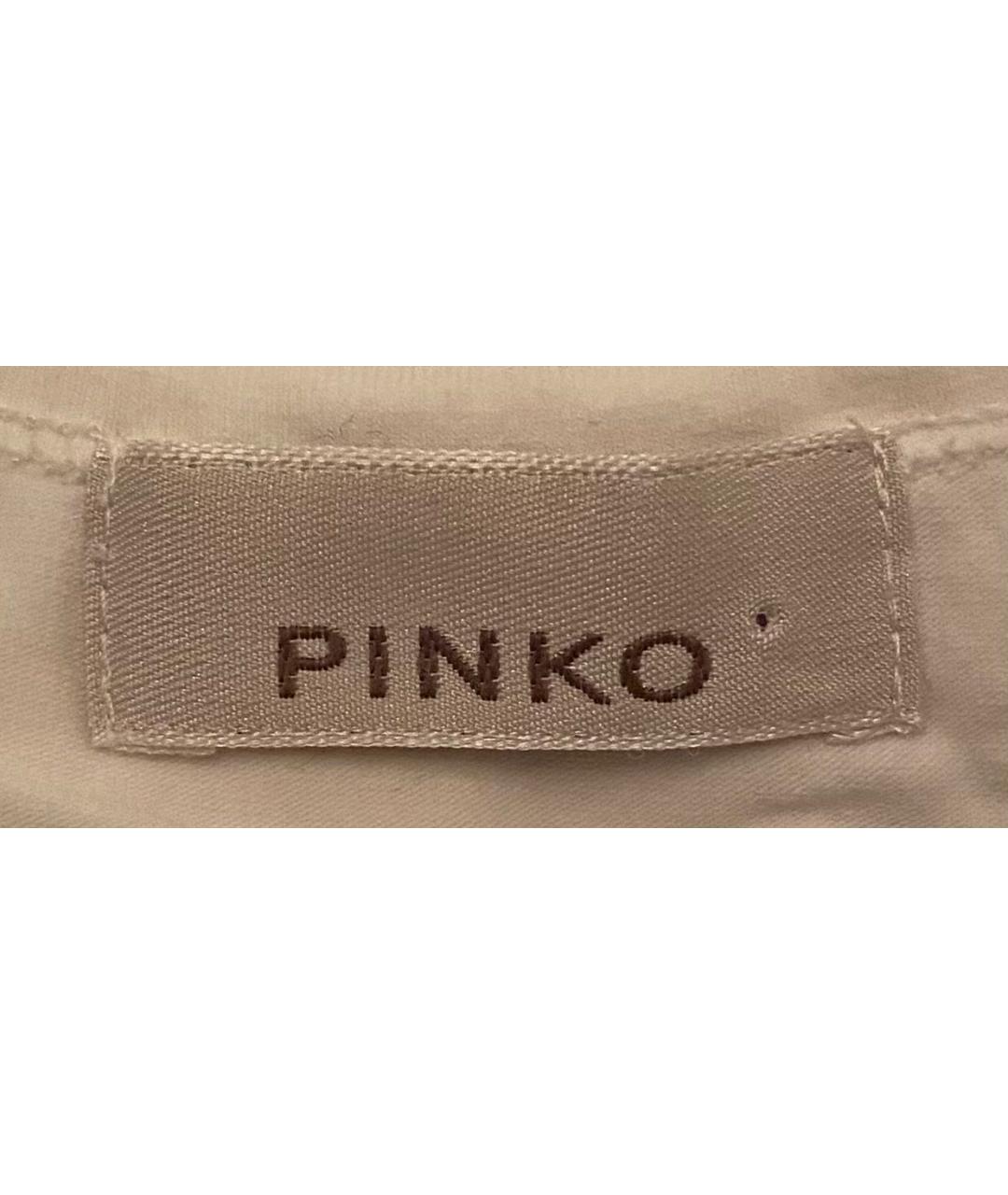PINKO Белый хлопковый детская футболка / топ, фото 7