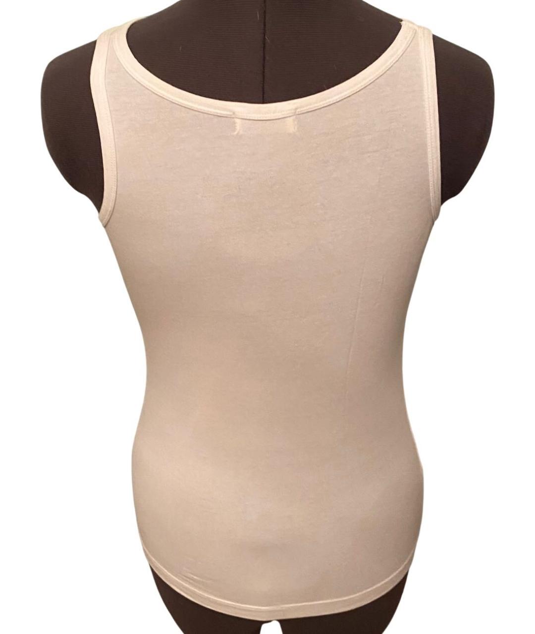 PINKO Белый хлопковый детская футболка / топ, фото 4