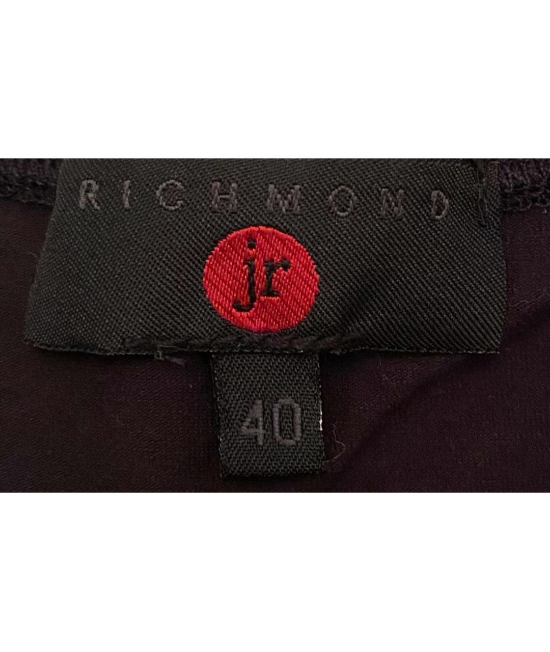 JOHN RICHMOND Черный хлопковый детская футболка / топ, фото 6