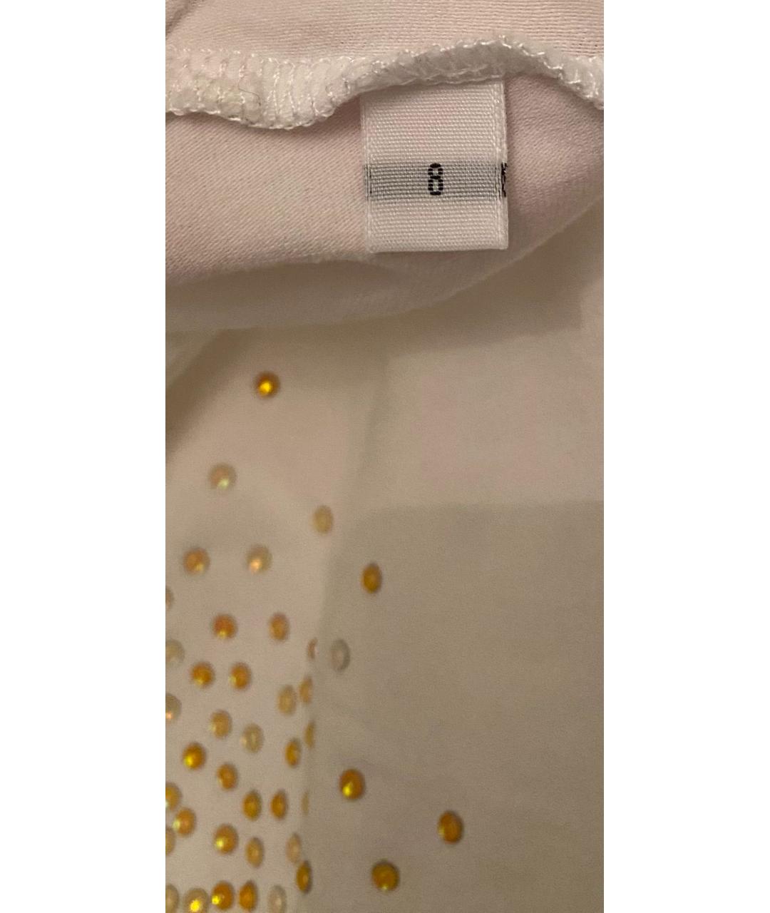 DOLCE & GABBANA KIDS Белый хлопковый детская футболка / топ, фото 6