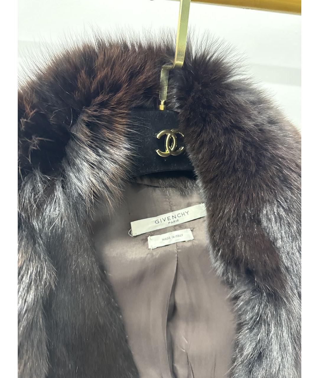 GIVENCHY Коричневая меховая куртка, фото 3