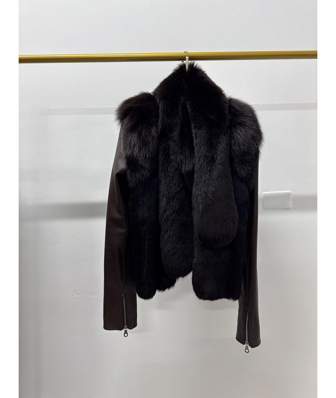 GIVENCHY Коричневая меховая куртка, фото 7