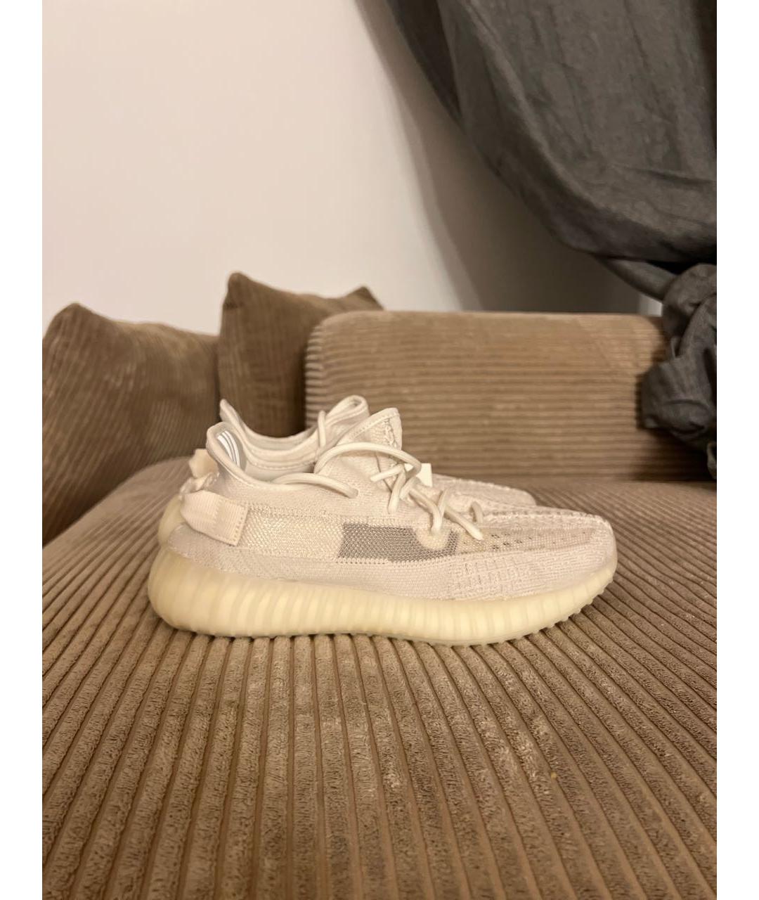 ADIDAS YEEZY Белые синтетические кроссовки, фото 5