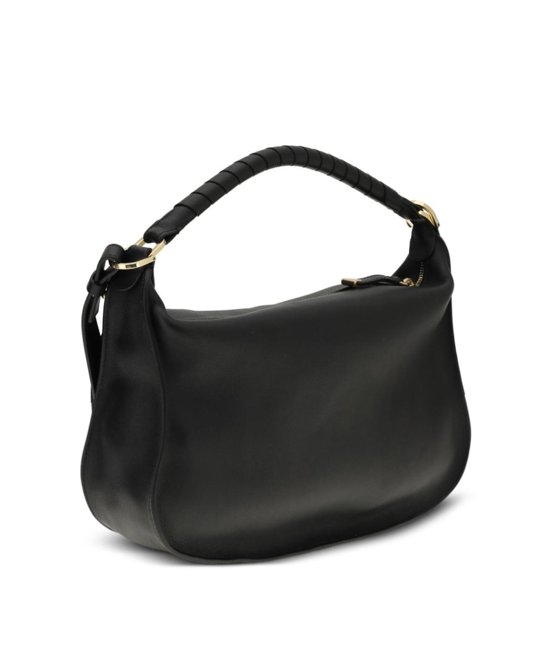 CHLOE Черная кожаная сумка через плечо, фото 4