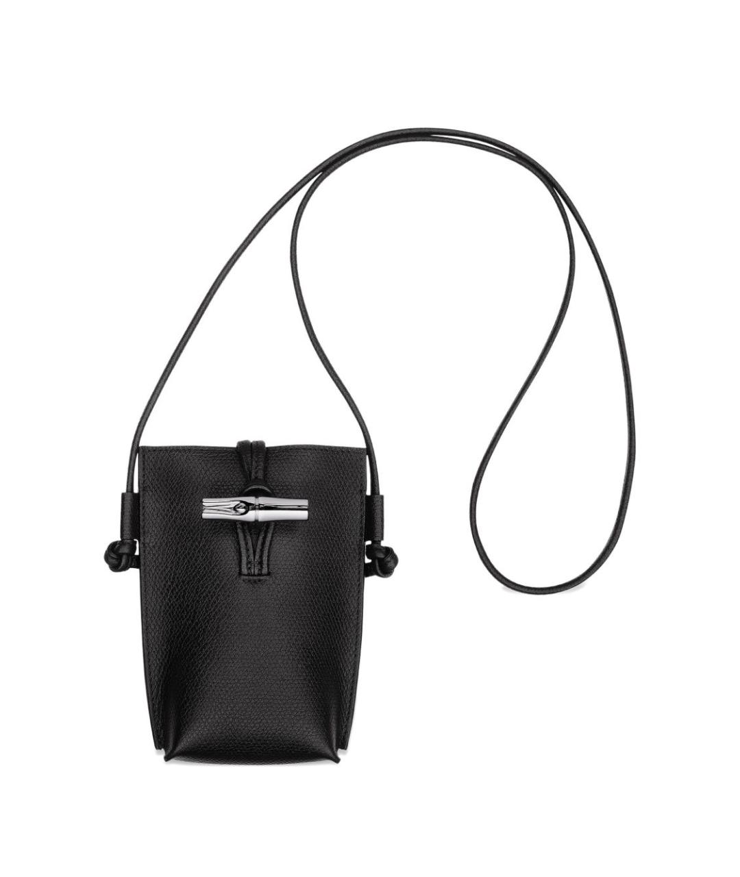 LONGCHAMP Черная сумка через плечо, фото 1