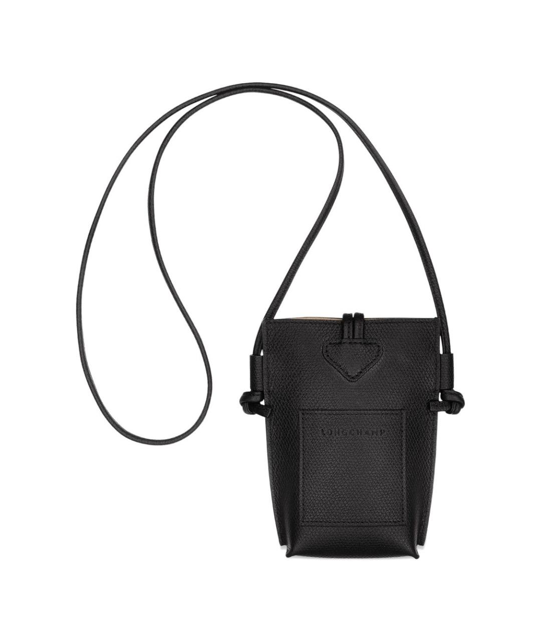 LONGCHAMP Черная сумка через плечо, фото 4