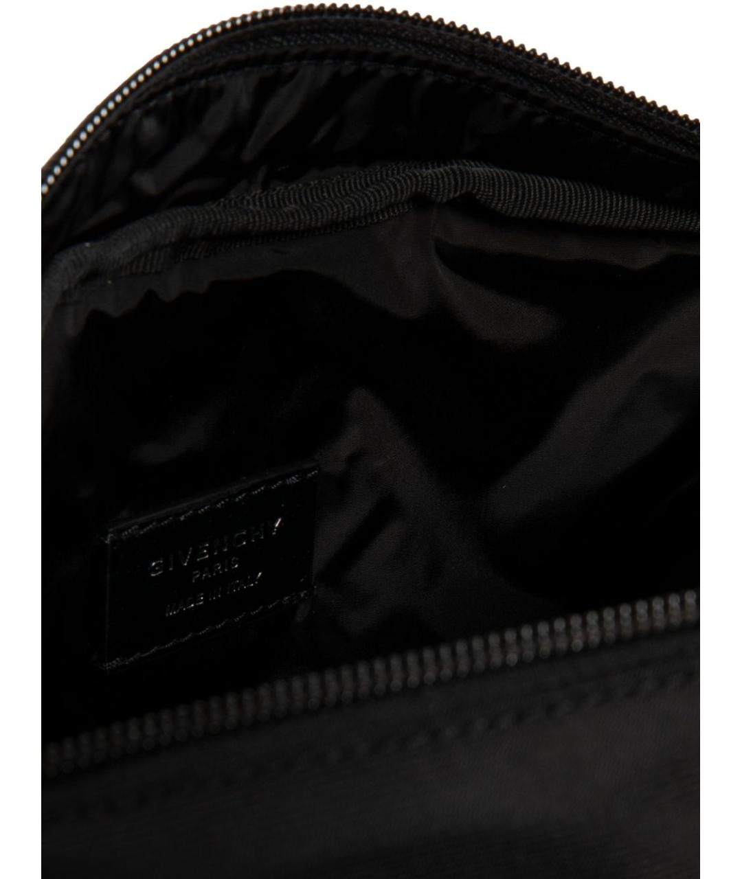 GIVENCHY Черная синтетическая поясная сумка, фото 2