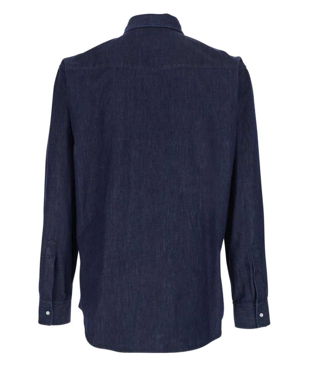 DSQUARED2 Синяя кэжуал рубашка, фото 3