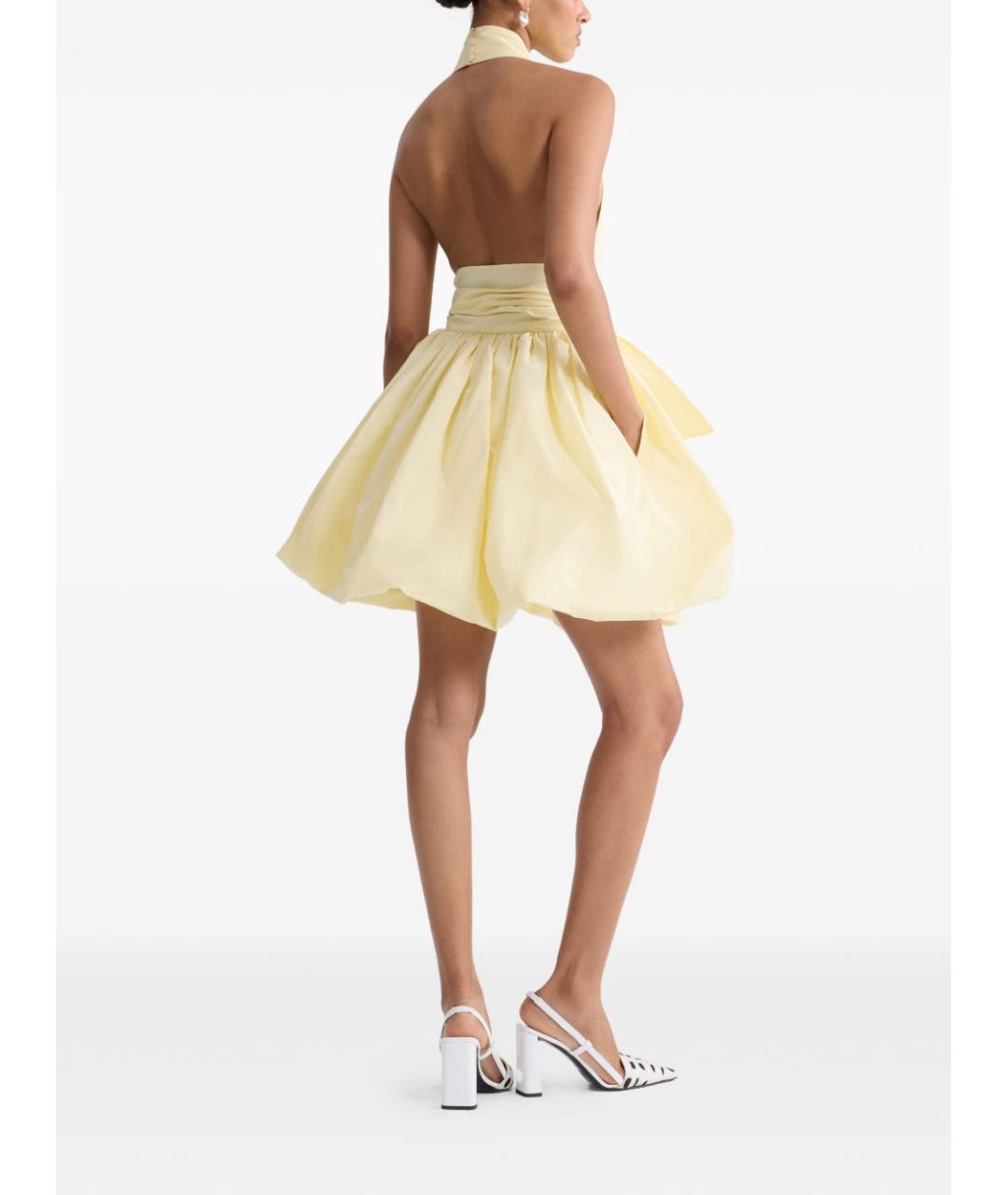 PATOU Желтое хлопковое платье, фото 3