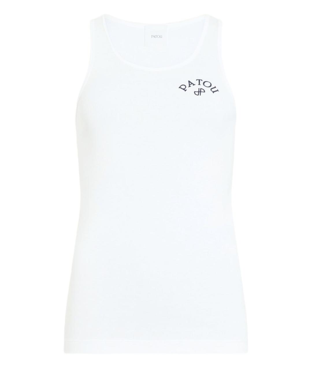 PATOU Белая хлопковая майка, фото 1