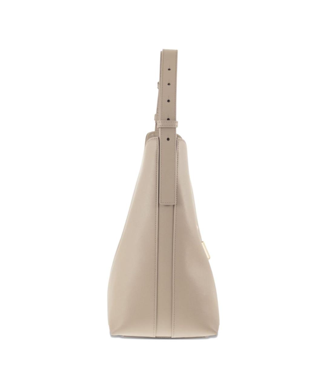 FURLA Бежевая кожаная сумка тоут, фото 4