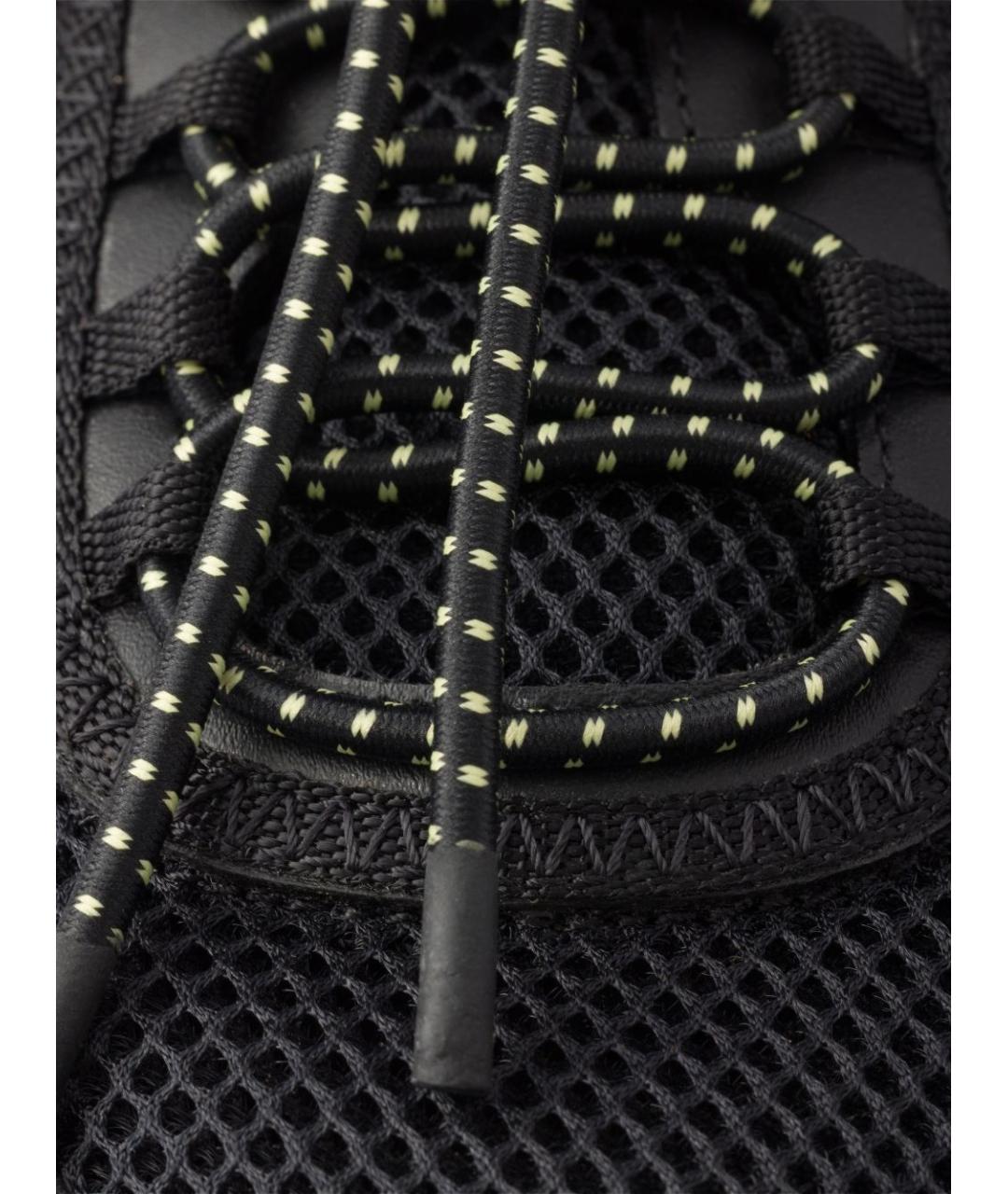 PRADA Черные текстильные низкие кроссовки / кеды, фото 3