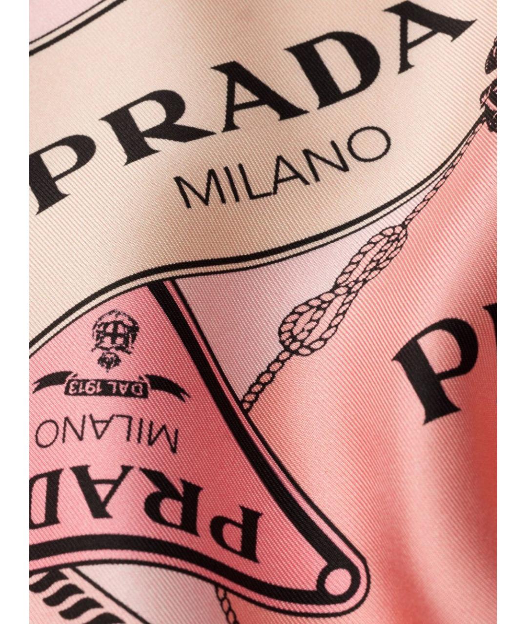 PRADA Мульти шелковый платок, фото 2