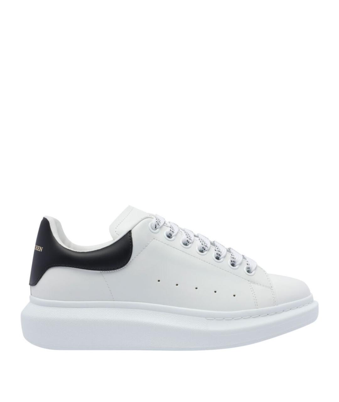ALEXANDER MCQUEEN Белые кожаные низкие кроссовки / кеды, фото 1