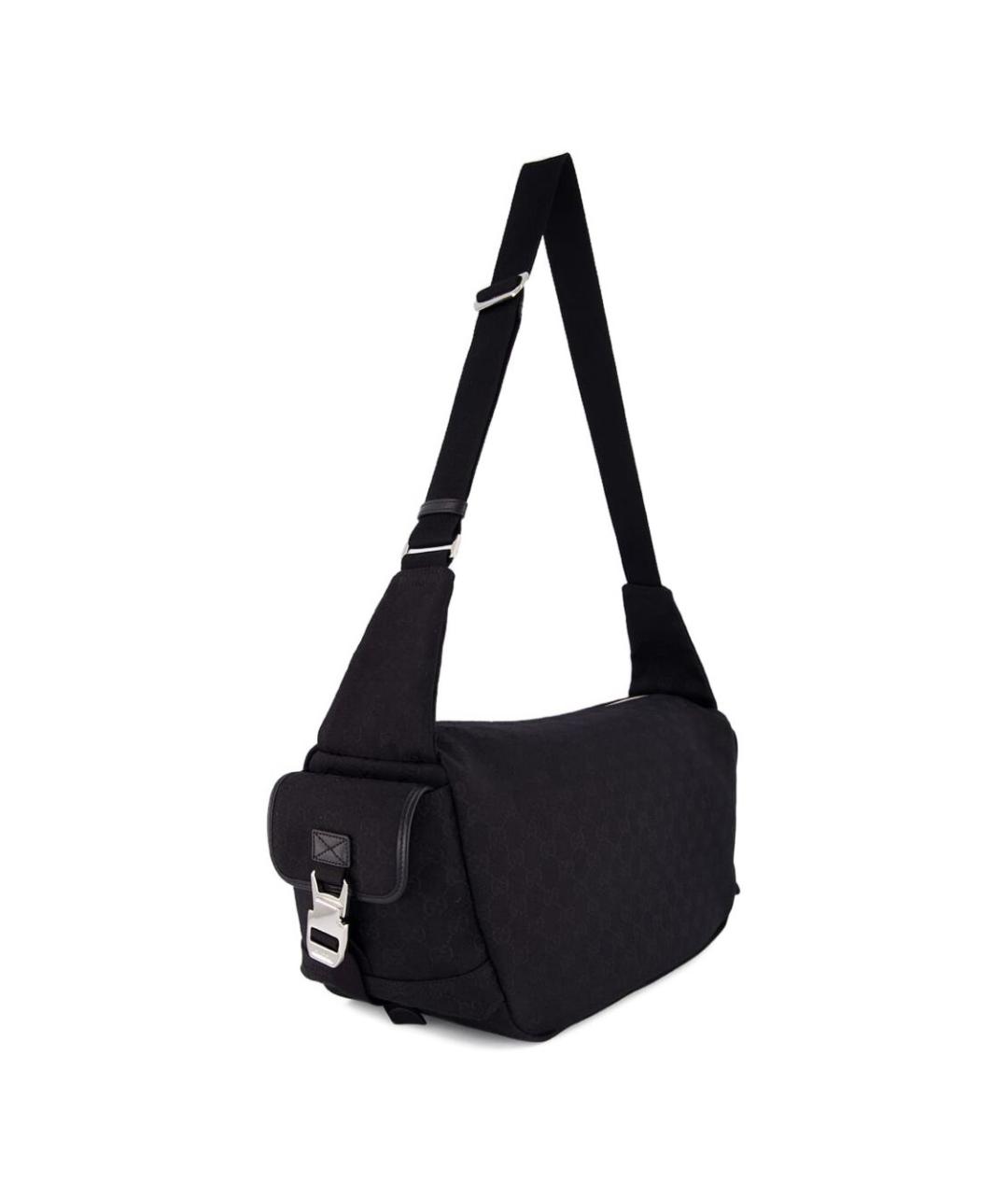 GUCCI Черная синтетическая сумка на плечо, фото 2