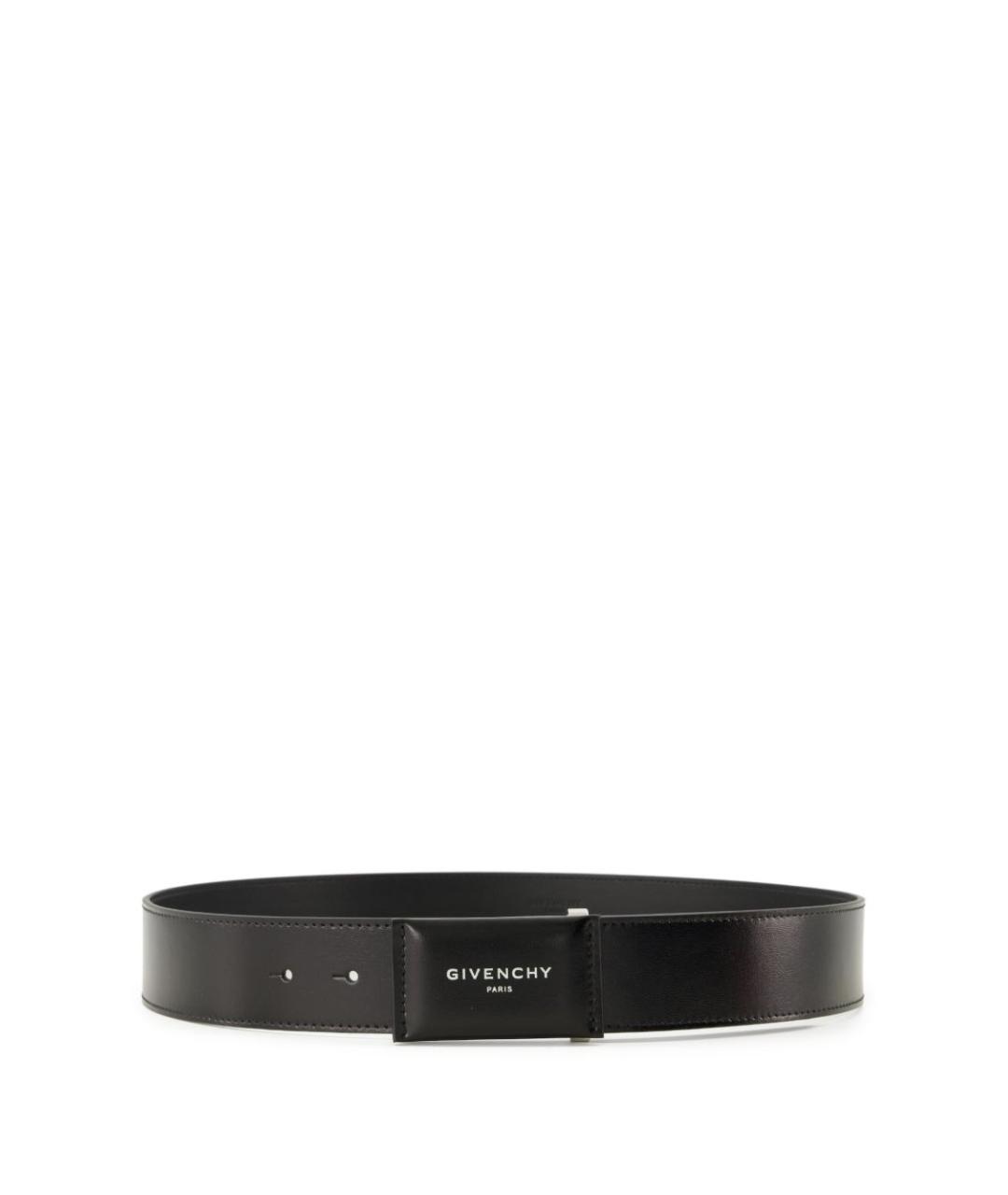 GIVENCHY Черный кожаный ремень, фото 1