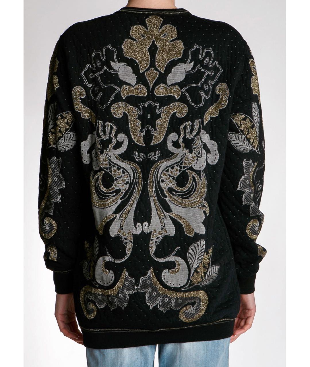 ROBERTO CAVALLI Черный шерстяной джемпер / свитер, фото 4