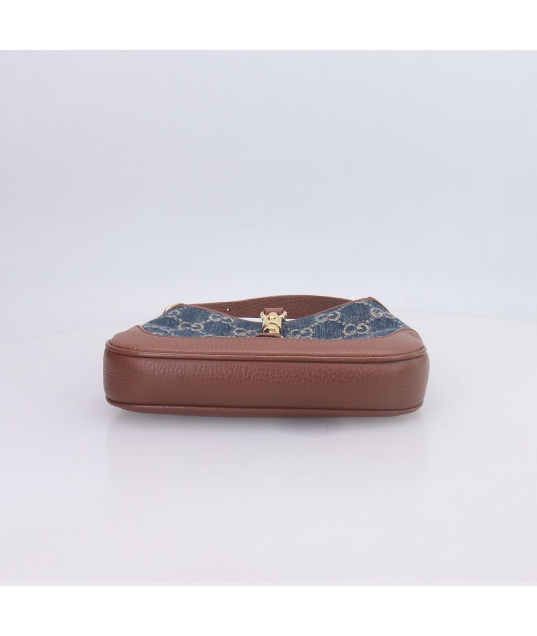 GUCCI Коричневая кожаная сумка через плечо, фото 5