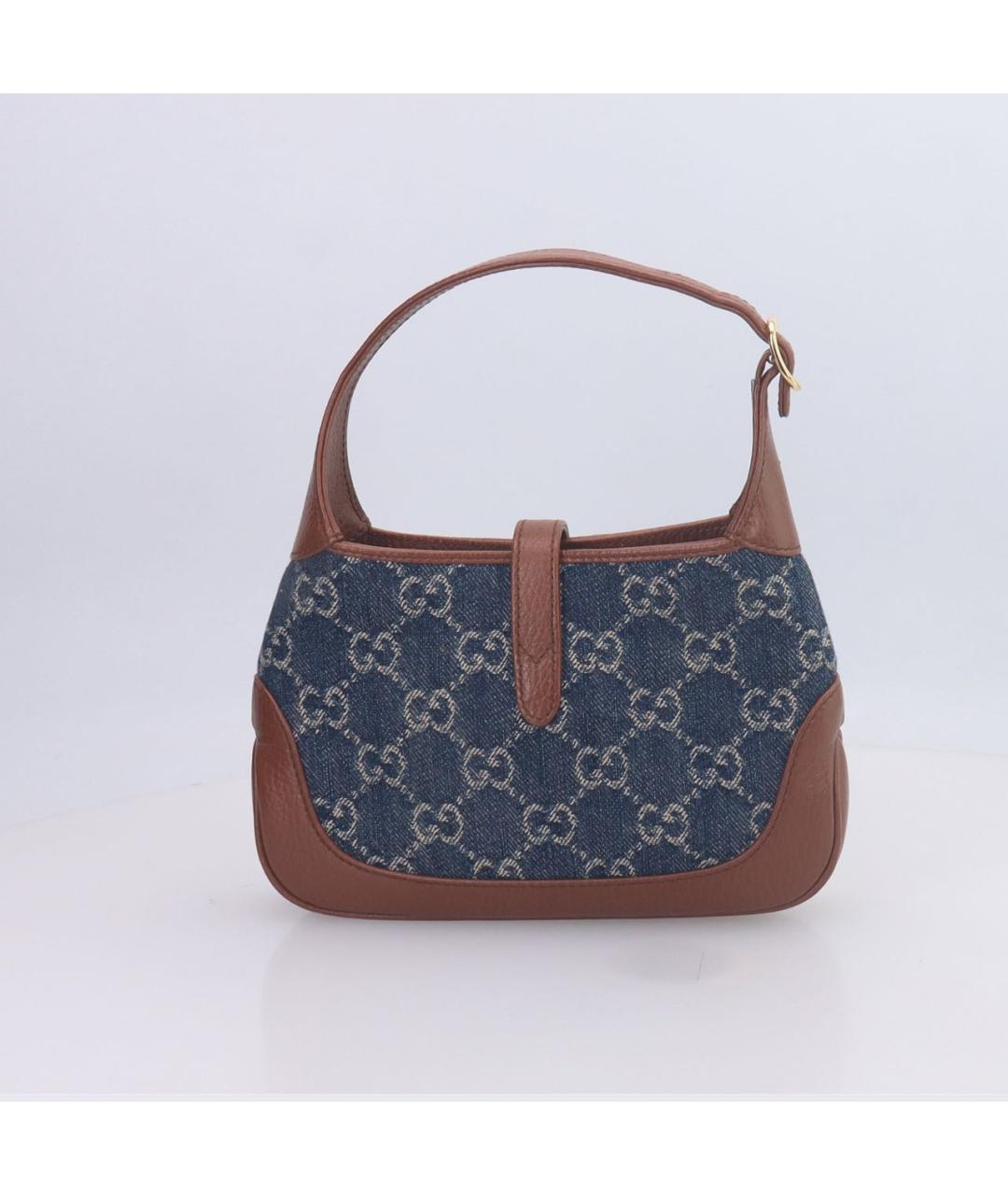 GUCCI Коричневая кожаная сумка через плечо, фото 3